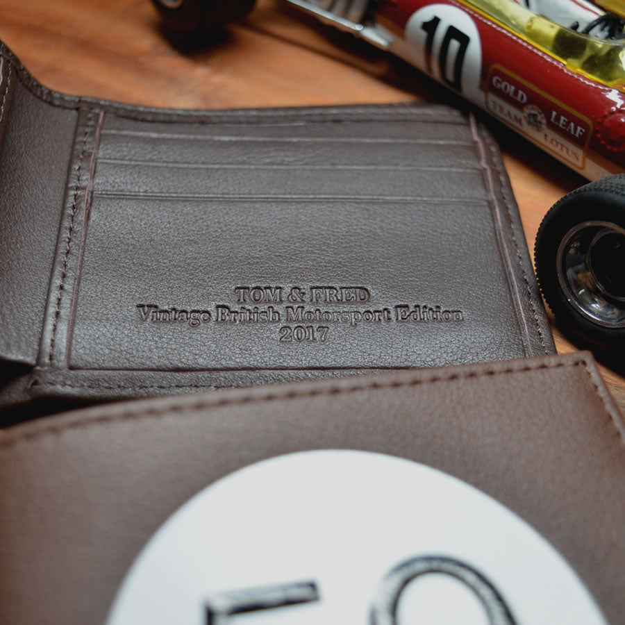 TOM & FRED 59 British Motorsport Tribute Wallet