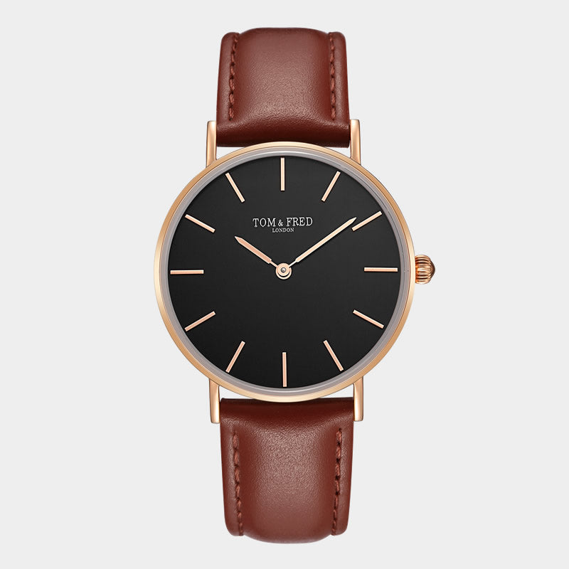 TOM & FRED Draycott Brown Watch
