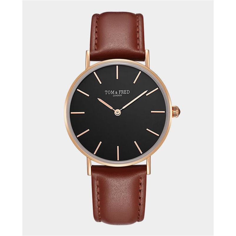 TOM & FRED Draycott Brown Watch