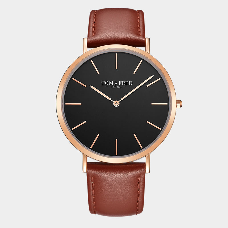 TOM & FRED Hyde Brown 40mm Watch