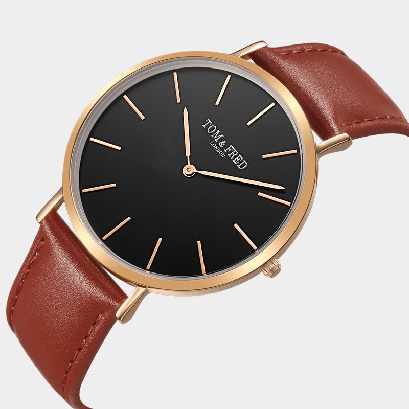 TOM & FRED Hyde Brown 40mm Watch