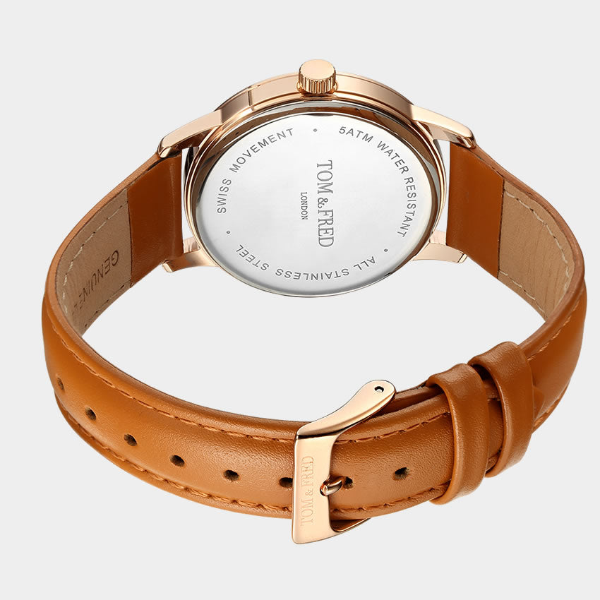 TOM & FRED Mairi Rose/Tan Watch