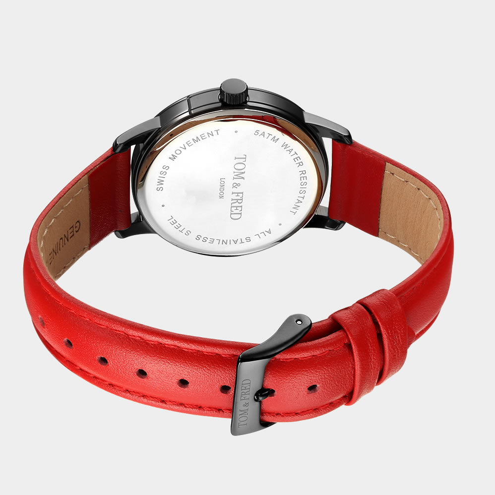 TOM & FRED Mairi Black/Red Watch