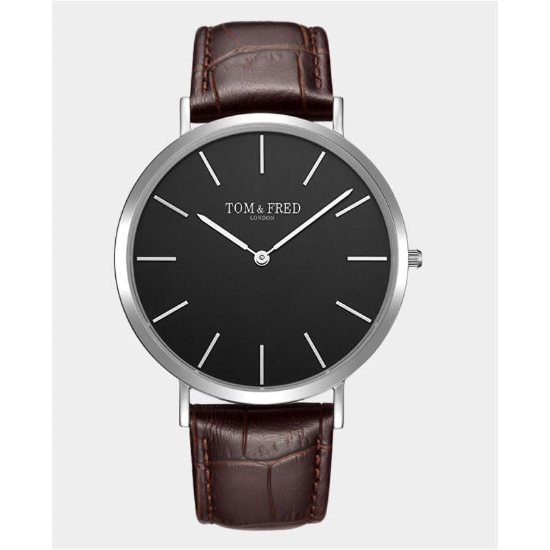 TOM & FRED Murdoch Dark Brown 40mm Watch
