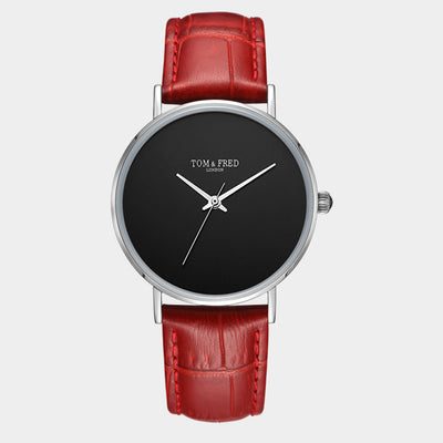 TOM & FRED Sharman Black/Red Watch