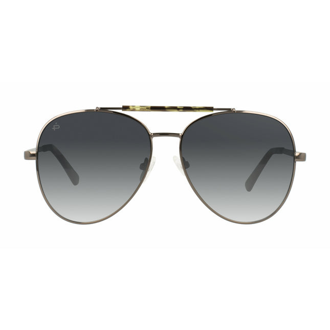 PRIVE REVAUX STUD / Gunmetal Sunglasses