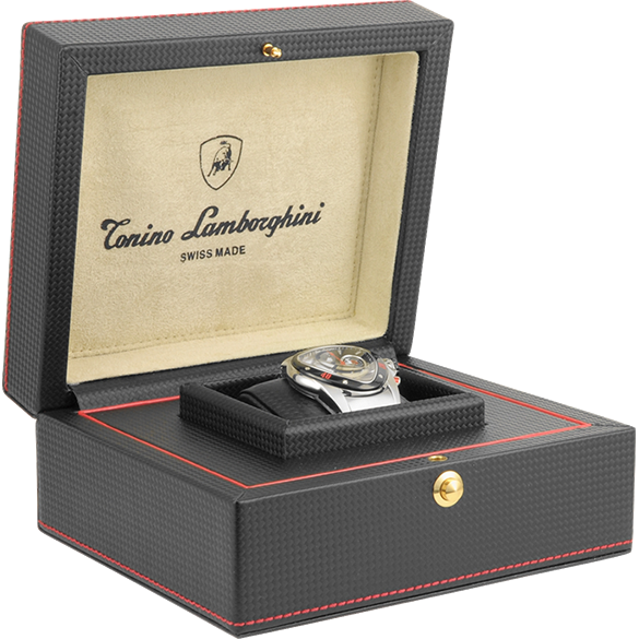 TONINO LAMBORGHINI Spyder X Gold/Leather Watch
