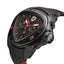 TONINO LAMBORGHINI Spyder BLACK Black/Red/Leather Watch