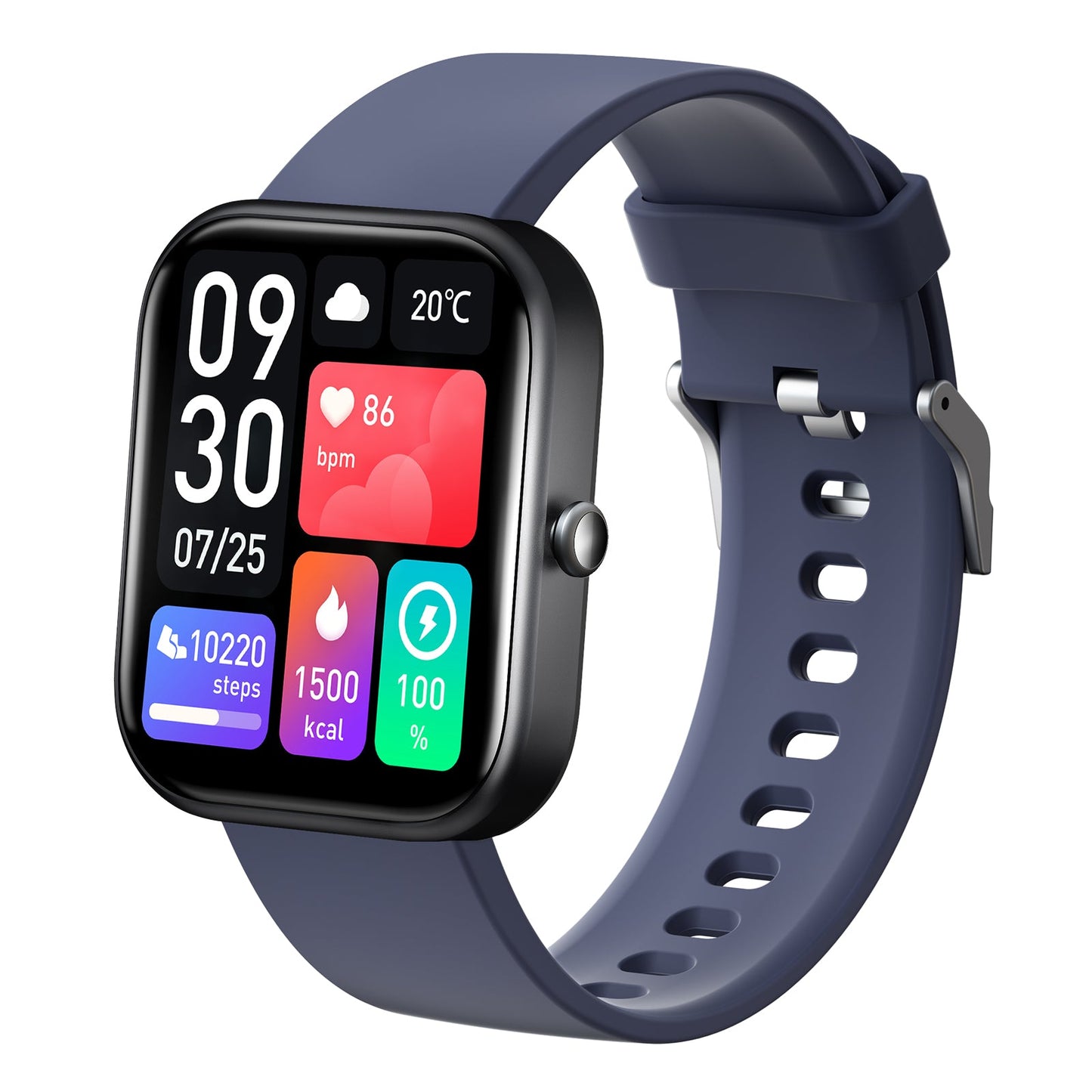 TOMMI smart watch black / blue