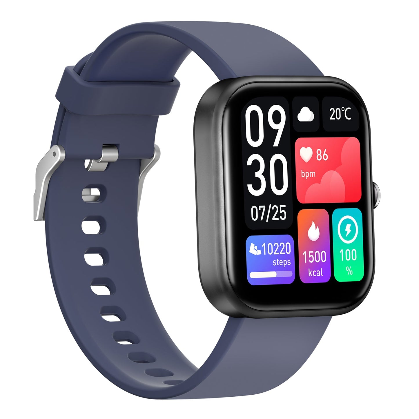 TOMMI smart watch black / blue