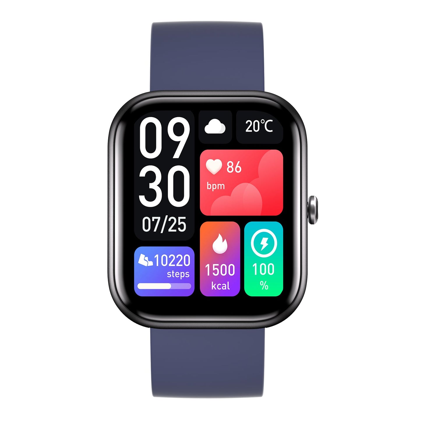 TOMMI smart watch black / blue