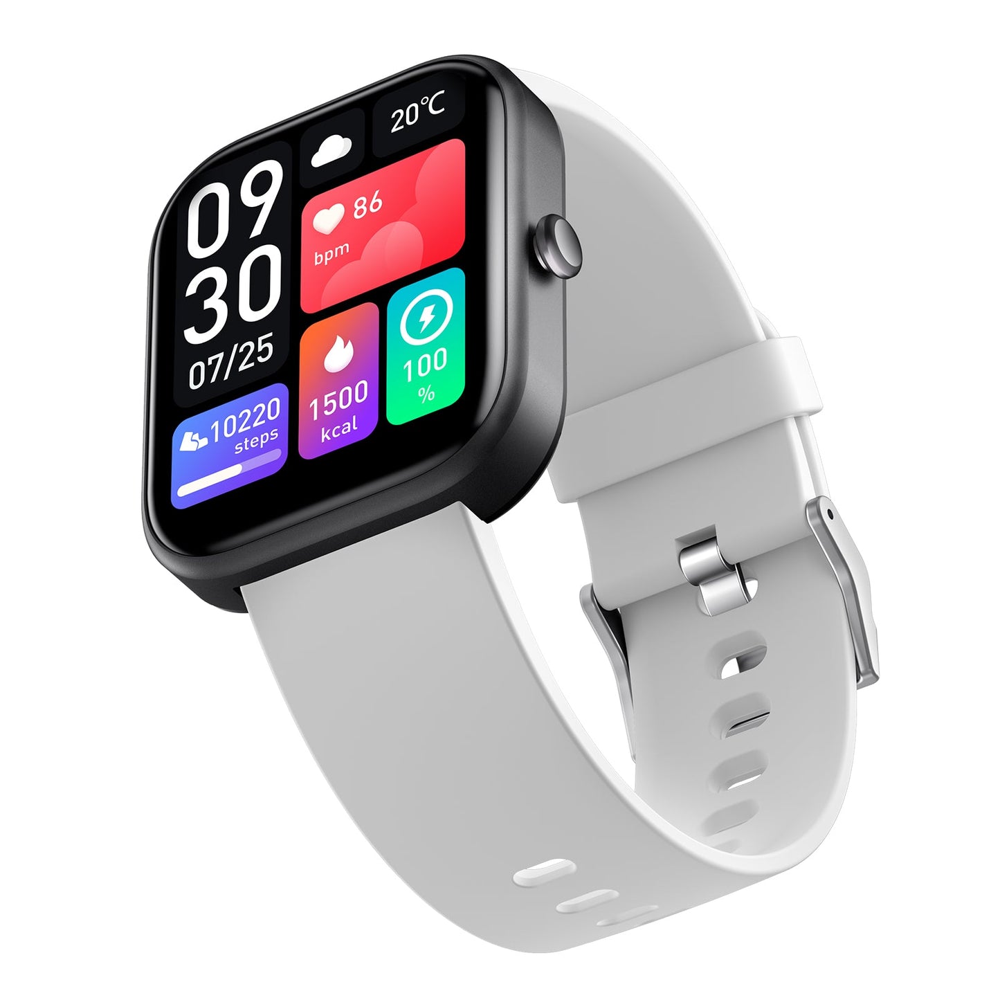 TOMMI smart watch black / light grey