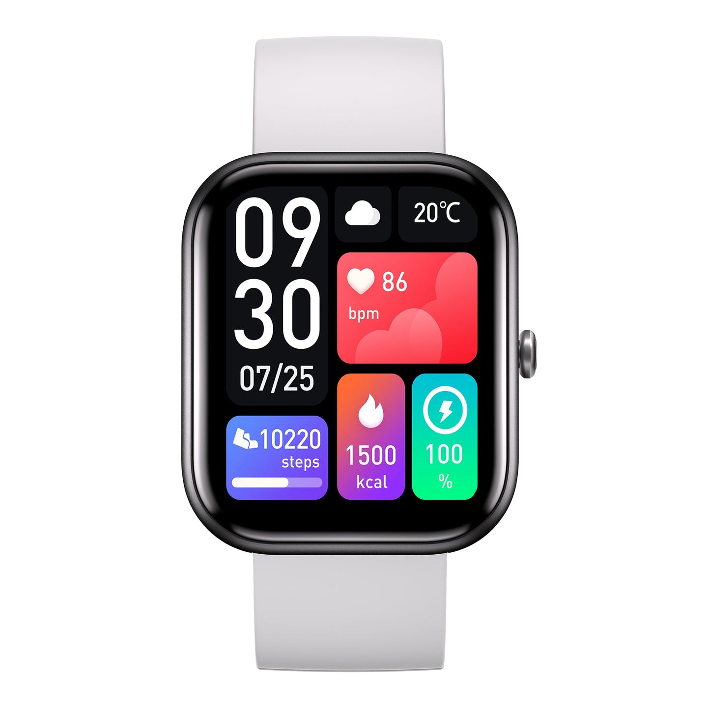 TOMMI smart watch black / light grey