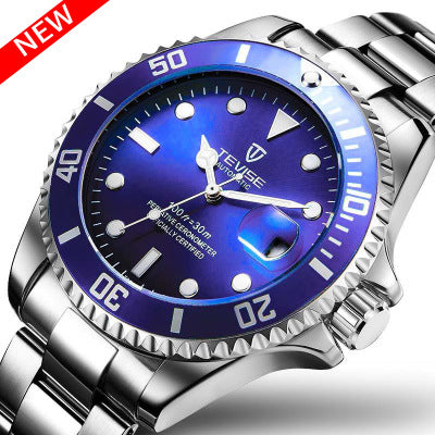TEVISE Tribute Automatic Blue Watch