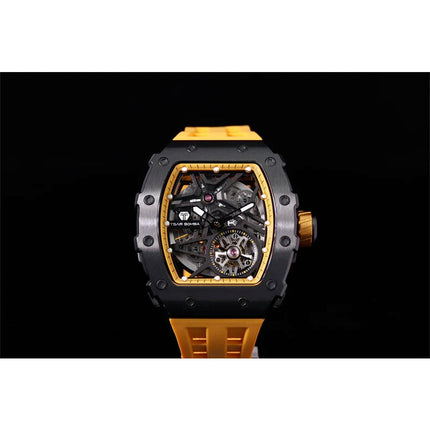 TSAR BOMBA Men's Automatic 2.0 Watch TB8209A-06 Black / Orange