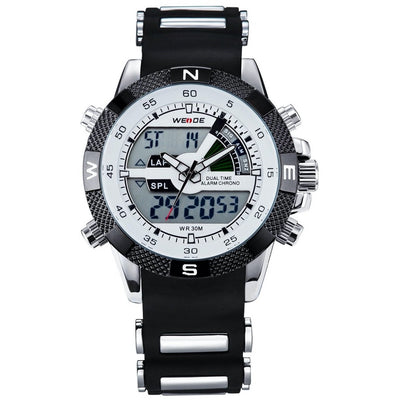 WEIDE Rainmaker Sport Steel Infused White/Silver Watch