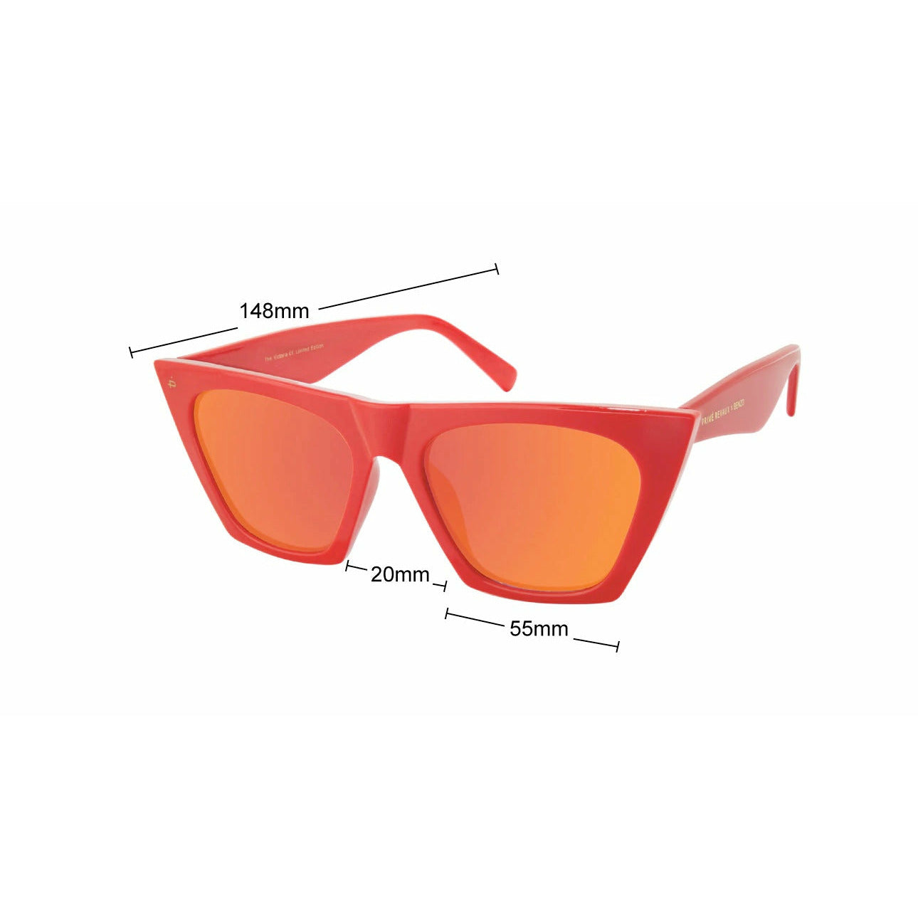 PRIVE REVAUX VICTORIA by Ashley Benson / Candy Red Sunglasses