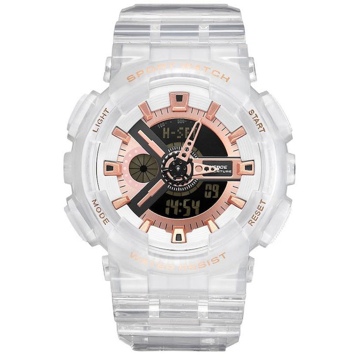 WEIDE Bullseye Snow Translucent Watch