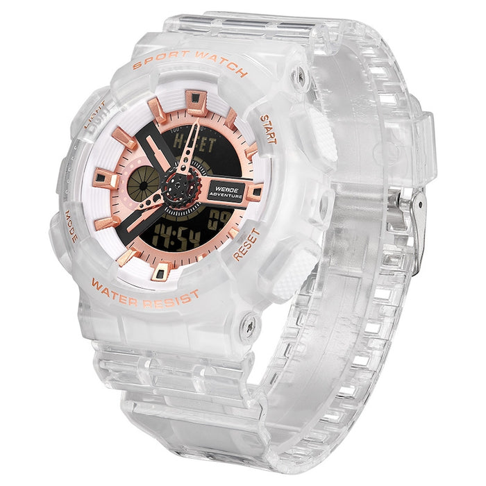 WEIDE Bullseye Snow Translucent Watch