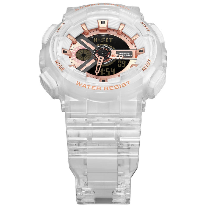 WEIDE Bullseye Snow Translucent Watch