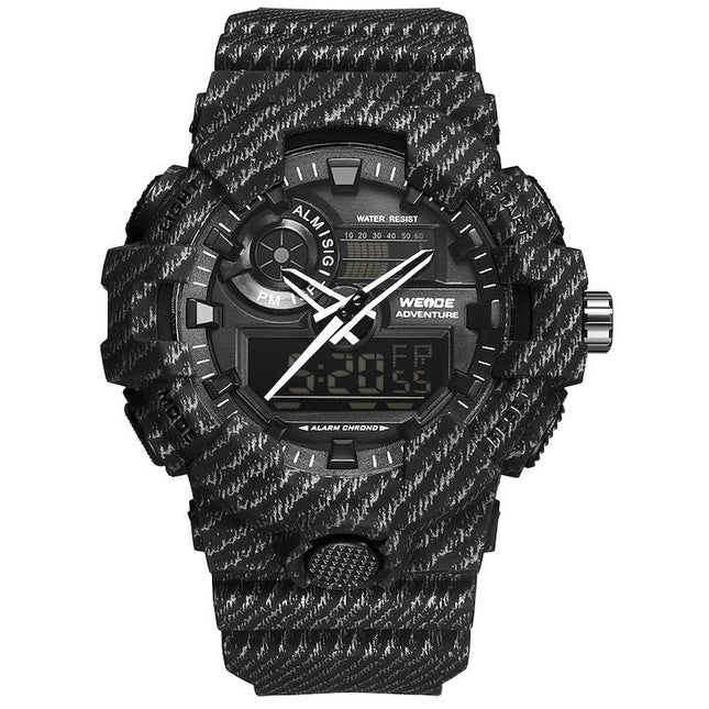 WEIDE Gas Mask Black Wire Watch