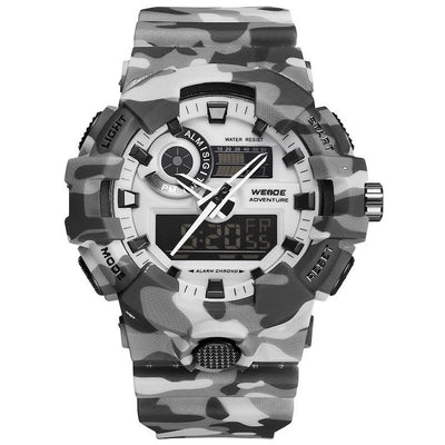 WEIDE Gas Mask Camo White Watch