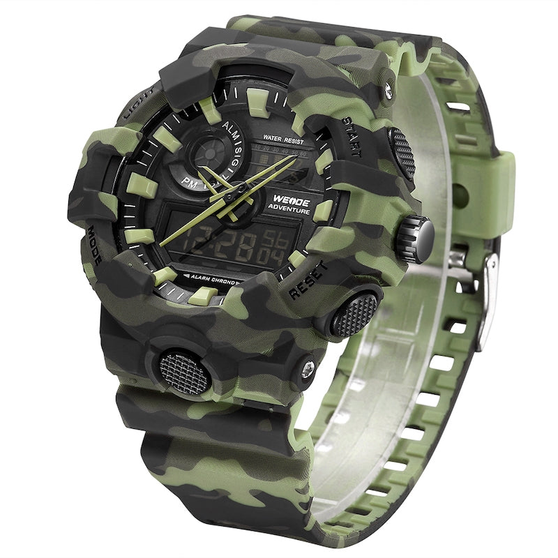 WEIDE Gas Mask Camo Green Watch