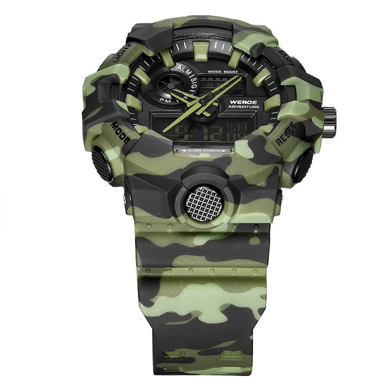 WEIDE Gas Mask Camo Green Watch