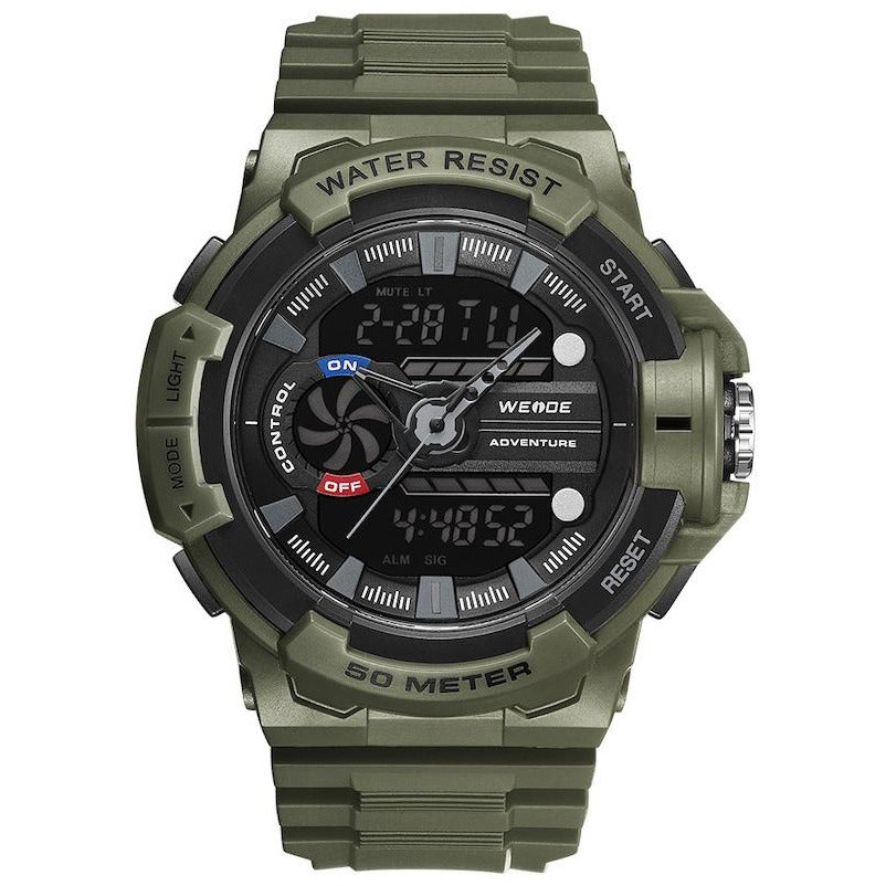 WEIDE Propellar Army Green Watch