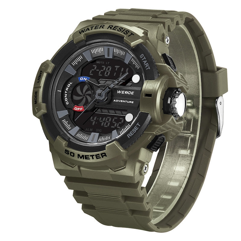 WEIDE Propellar Army Green Watch