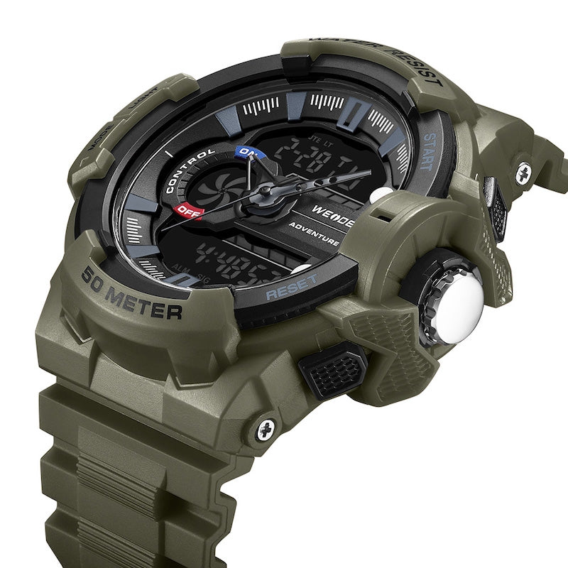 WEIDE Propellar Army Green Watch