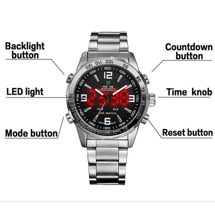 WEIDE Classic LED Alarm Watch
