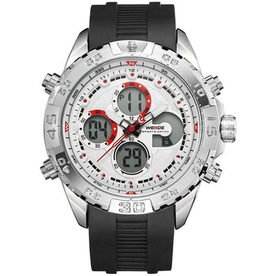 WEIDE Andromeda Silicone Silver/White Watch