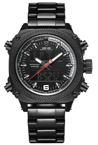 WEIDE Artiler Ion Steel Black Watch