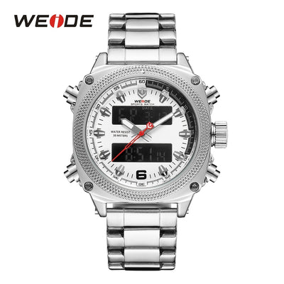 WEIDE Artiler Steel White Watch