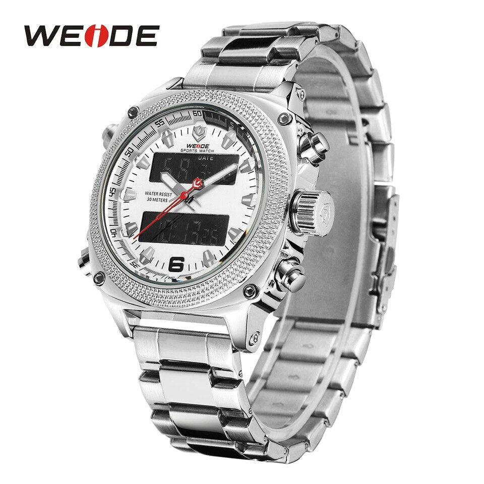 WEIDE Artiler Steel White Watch