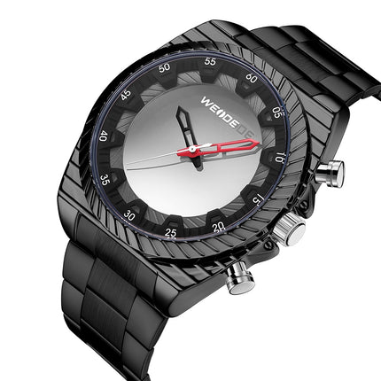 WEIDE Flash UV Steel Ionic Black Watch