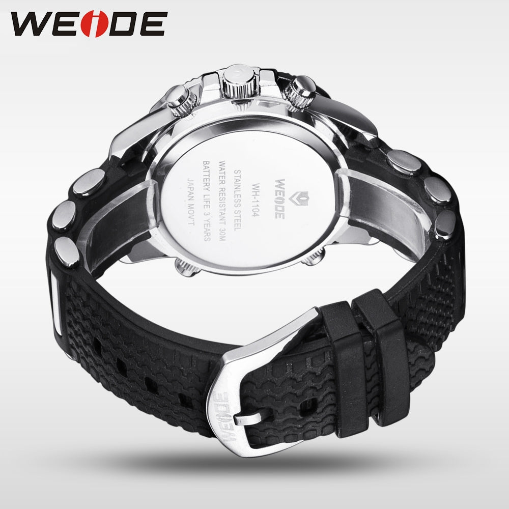 WEIDE Rainmaker Sport Steel Infused Yellow/Silver Watch