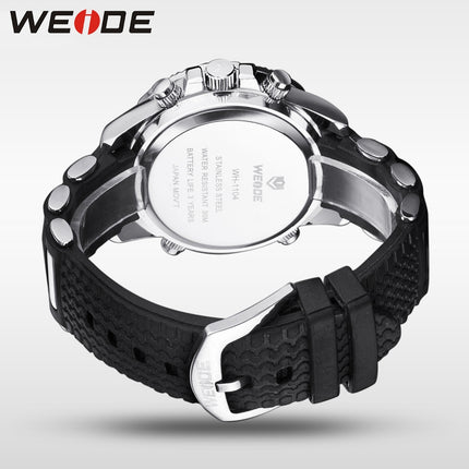 WEIDE Rainmaker Sport Steel Infused Rose Gold Trim Watch