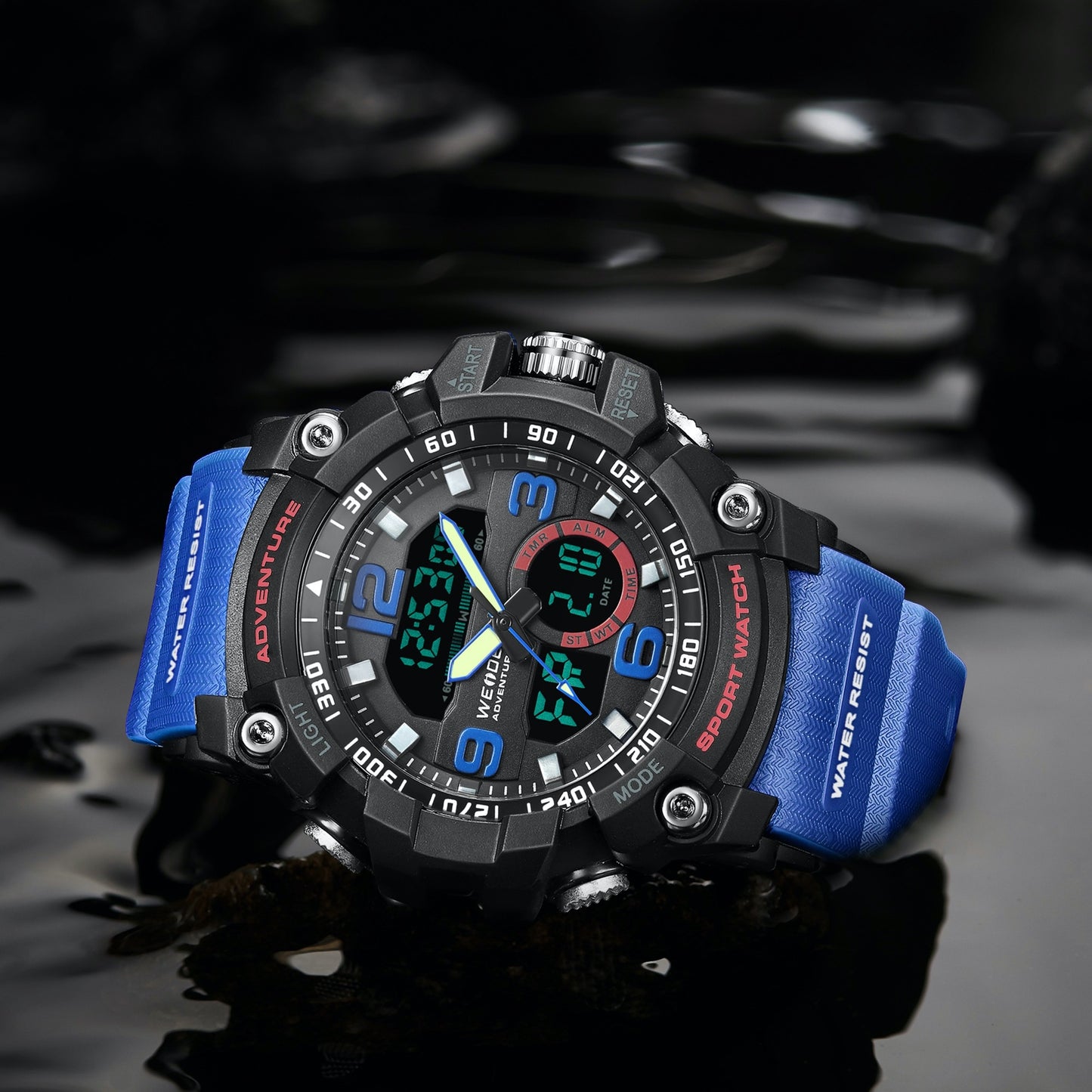 WEIDE Dakar Adventure Blue Trim Watch