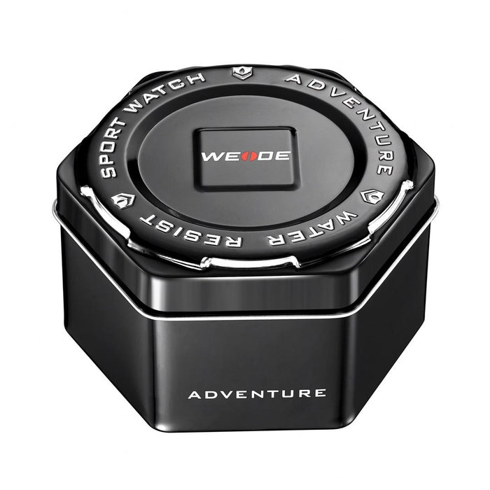 WEIDE Dakar Adventure Black/Gold Trim Watch