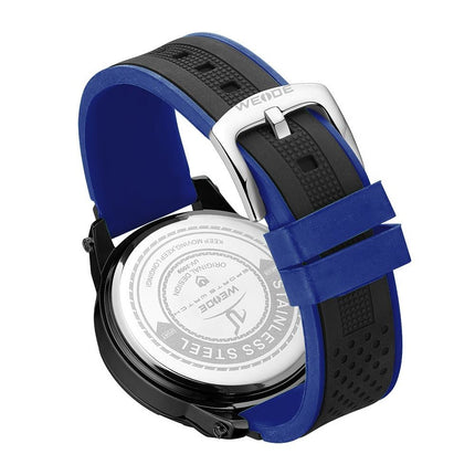 WEIDE Brake Silicone Navy Trimmed Watch