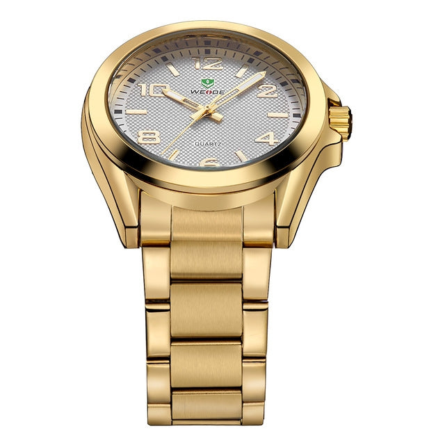 WEIDE Classic Quartz 40mm Gold Edition Honey Watch