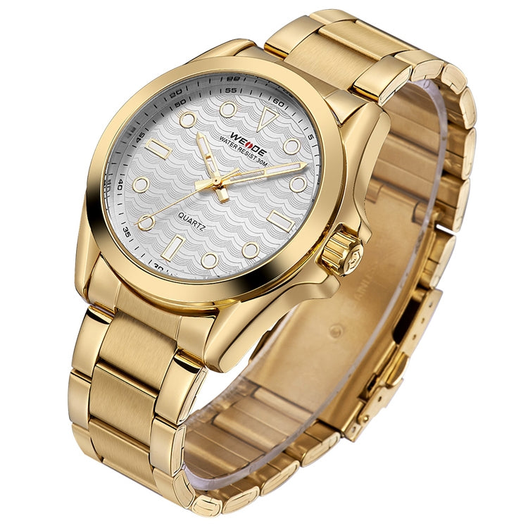 WEIDE Classic Quartz 40mm Gold Edition Wave Watch