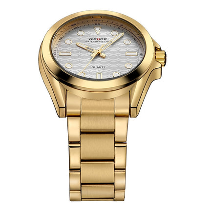 WEIDE Classic Quartz 40mm Gold Edition Wave Watch