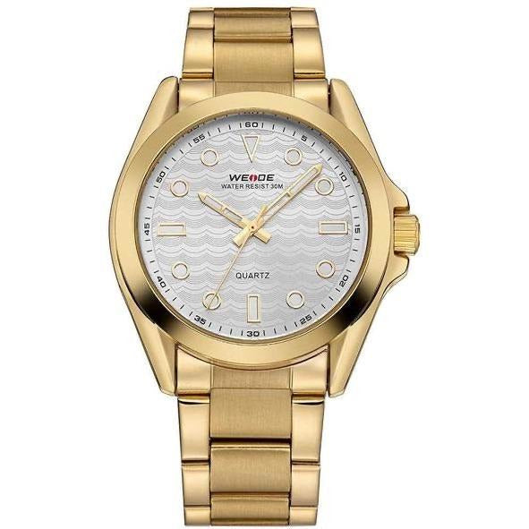 WEIDE Classic Quartz 40mm Gold Edition Wave Watch