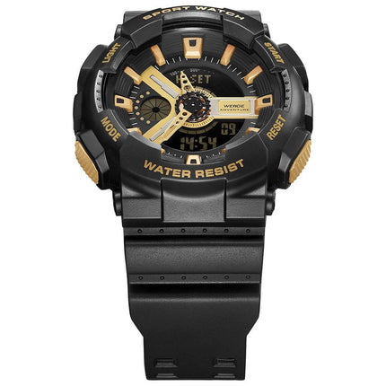 WEIDE Bullseye Black/Gold Watch