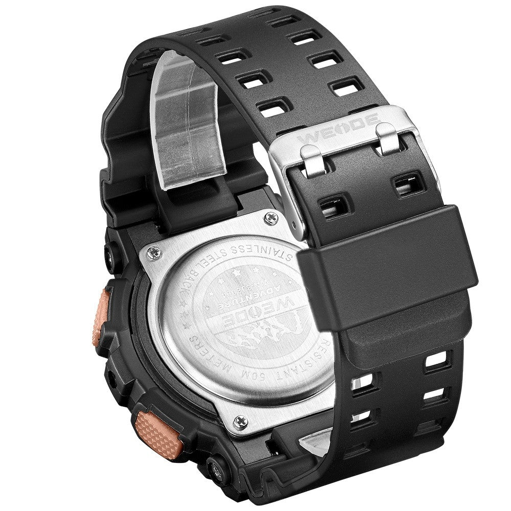 WEIDE Bullseye Black/Rose Watch