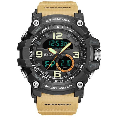 WEIDE Dakar Adventure Black/Tan Trim Watch