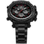 WEIDE Dual Time World City Black/Red Watch